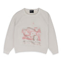 White Incandescent Raglan Sweatshirt