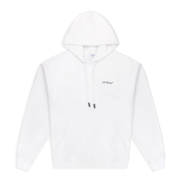White Tape Arrow Hoodie