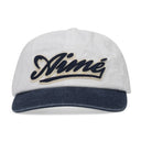White / Navy Cycling Logo Hat