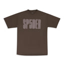 Brown Focused Logo T-Shirt
