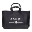 Black Nappa Logo Embroidery Tote Bag