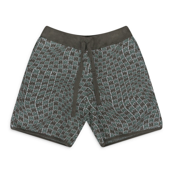 Green MA Swirl Shorts