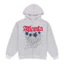 Heather Grey Atlanta Full Zip Hoodie