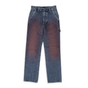 Blue Dyed Denim Pants