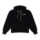 Black DT Jesus Embroidered Zip Hoodie
