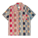 Blue / Red Mosaic Short Sleeve Shirt