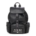 Black Nappa Logo Embroidery Rucksack