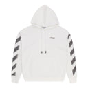 White Pixel Diagonal Skate Hoodie