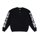 Black Spray Can Arrow Crewneck