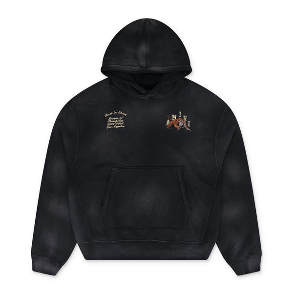 Black Vintage Tiger Varsity Hoodie