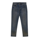 Blue Skinny Cracked Bronze Jeans