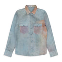 Blue Matthew Pastel Strokes Print Shirt
