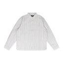 White Pinstripe RBG Button-Up Shirt