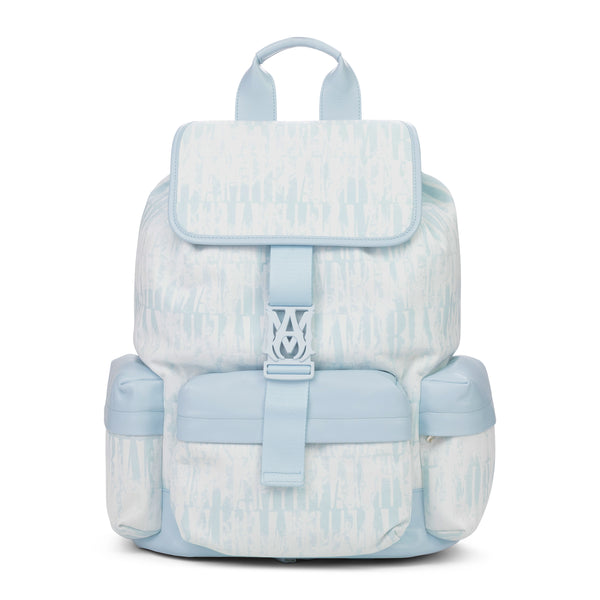 Baby Blue Jacquard Logo Tie Dye Rucksack