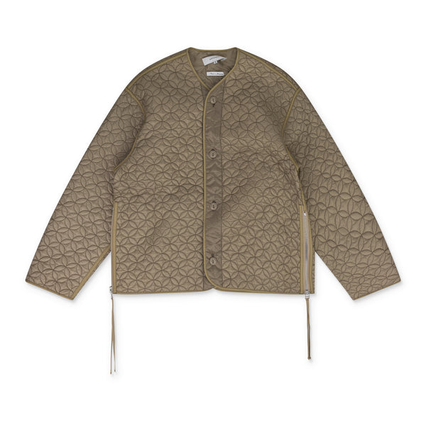 Brown Shippo Quilted Lining Jacket
