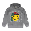 Grey Cactus Smiley Hoodie
