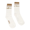 Toasted Coconut Wave Socks