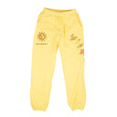 Yellow Born Unwanted Embroidered Sweatpants