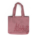 Red / White Kiss My Grits Gingham Tote Bag