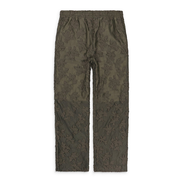 Green Floral Pajama Pants