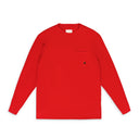 Red Pocket Logo LS T-Shirt