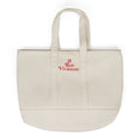 Cream Verdy Large Tote Bag