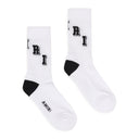 White/Black Collegiate Tube Socks