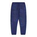 Navy Mono Wreath Sweatpants