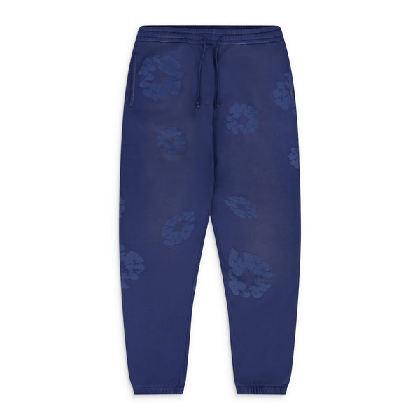 Navy Mono Wreath Sweatpants
