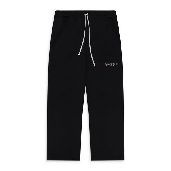 Black MA Baroque Logo Sweatpants