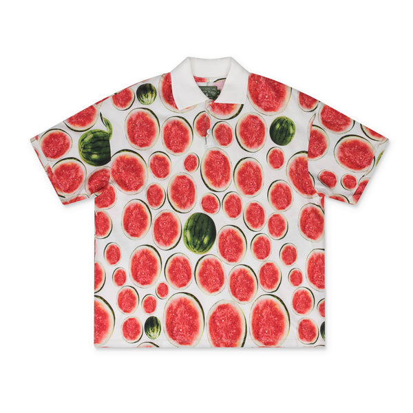 Multicolor Kiss My Grits Watermelon Polo Shirt