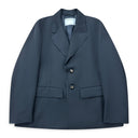 Black Beche Single-Breasted Blazer