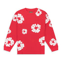Red Cotton Wreath Long Sleeve T-shirt