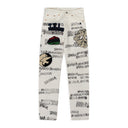 White Stussy 501 Jeans