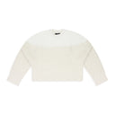 Cream Drop Needle Crewneck