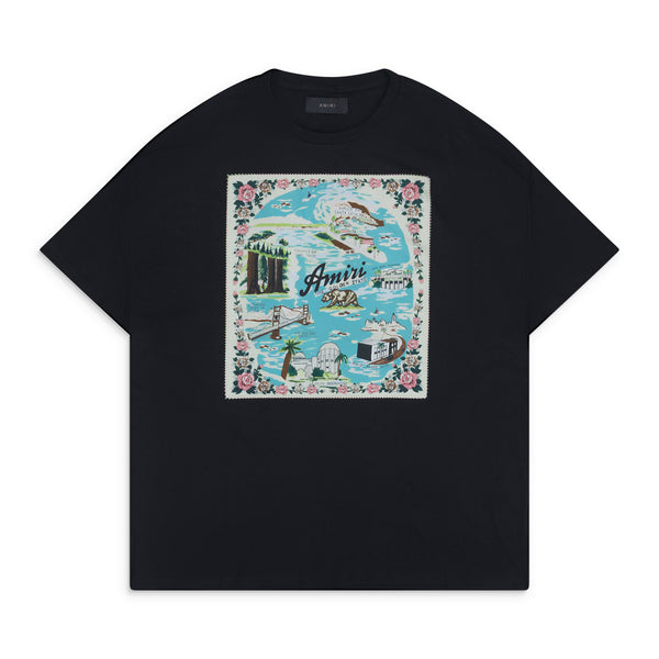 Black California Hawaiian T-shirt