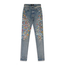 Blue Painter Skinny Jeans