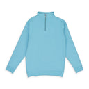 BABY BLUE QUARTER ZIP SWEATER