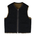 Brown MVP Reversible Shearling Vest