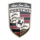 Gold Porsche Grille Badge