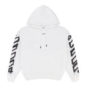 White Spray Arrow Hoodie