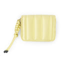 YELLOW MINI SATIN WALLET