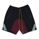 Black Black Panel Shorts