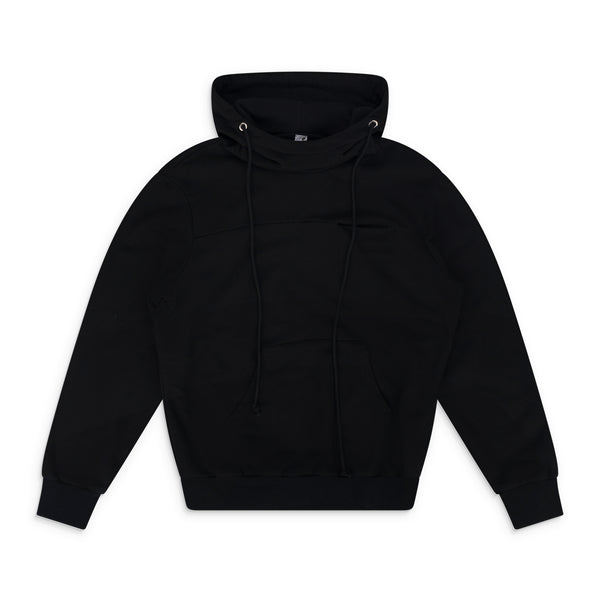 Black Classic Hidden Pocket Hoodie