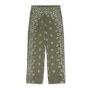 Green Bleached Bandana Field Cargo Pants