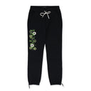 Black Flower Sweatpants