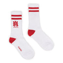 White/Red MA Tube Socks