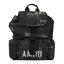 Black Washed Rucksack Backpack