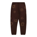 Brown Mono Wreath Sweatpants
