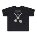 Black BlackList Distressed T Shirt